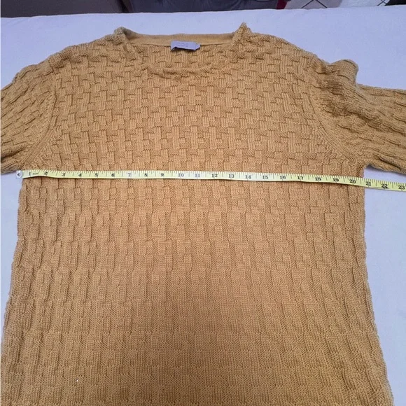 COS Mustard Yellow Crew Neck Sweater - Picture 8 of 8